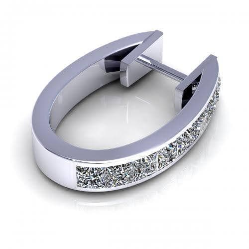 0.60-1.50 CT Princess Cut Diamonds - Diamond Earrings - Primestyle.com