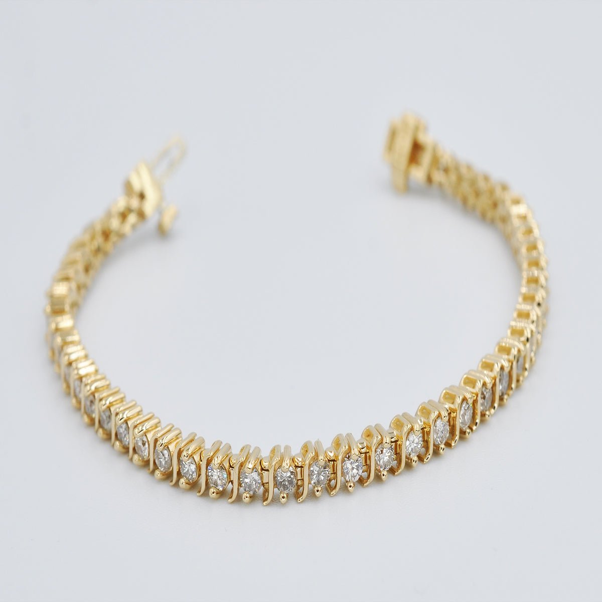 0.60-4.00 CT Round Cut Diamonds - Tennis Bracelet - Primestyle.com