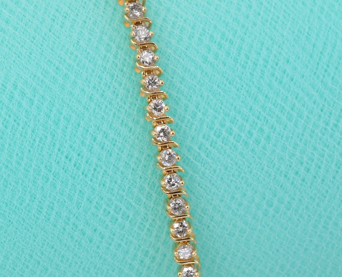 0.60-4.00 CT Round Cut Diamonds - Tennis Bracelet