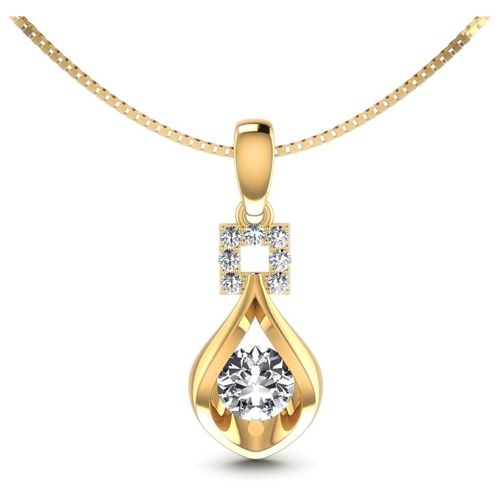 0.60 CT Round Cut Natural Diamonds - Fashion Pendants - Primestyle.com