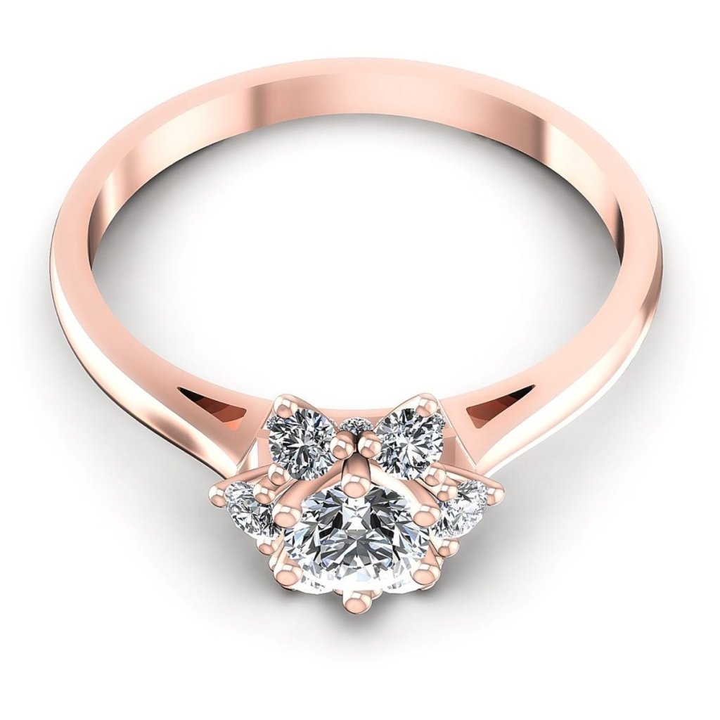 0.60 CT Round Cut Natural Diamonds - Fashion Rings - Primestyle.com