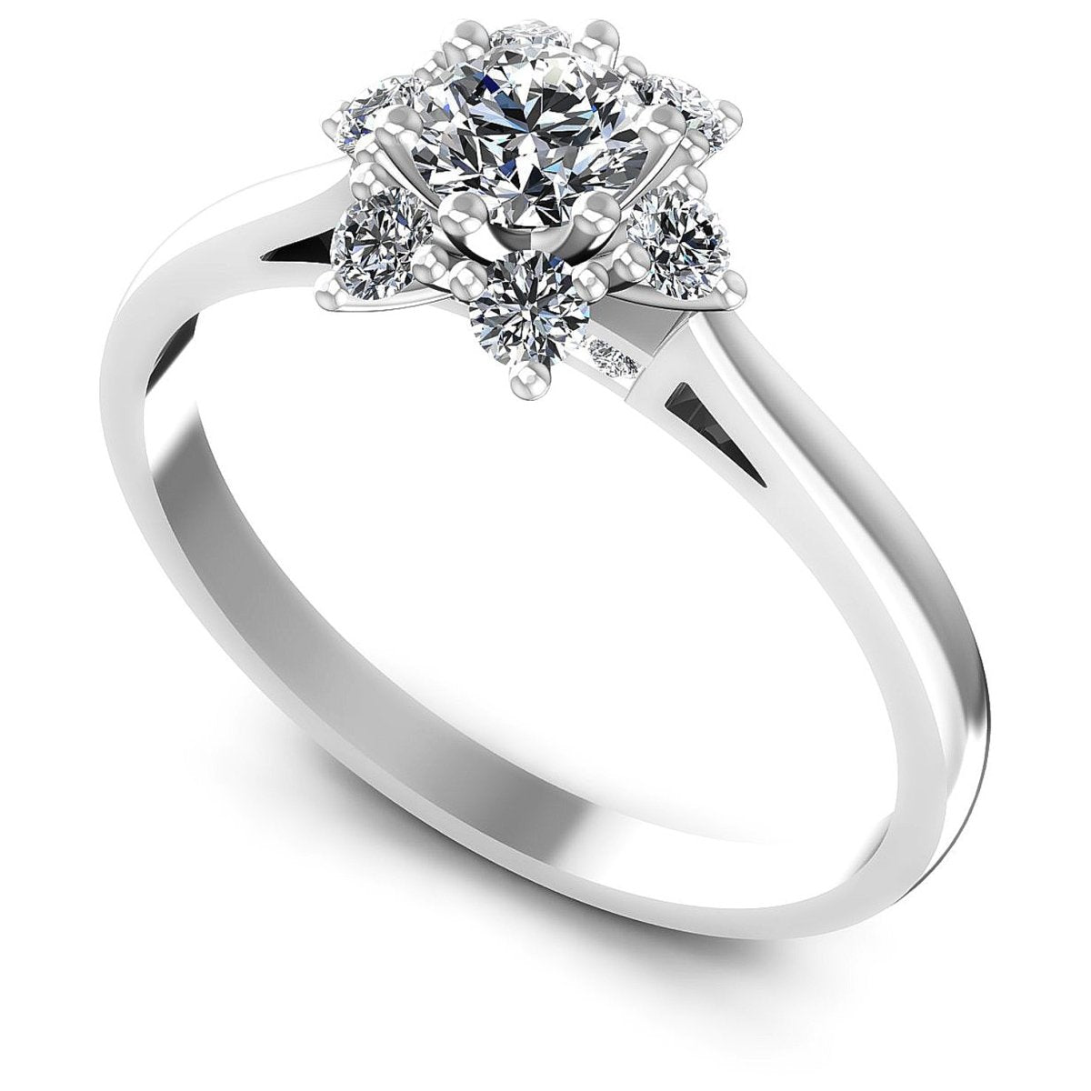 0.60 CT Round Cut Diamonds - Fashion Ring - Primestyle.com