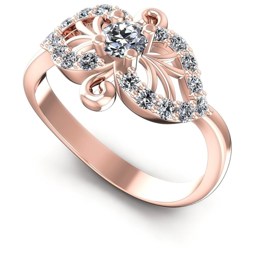 0.60 CT Round Cut Natural Diamonds - Fashion Rings - Primestyle.com