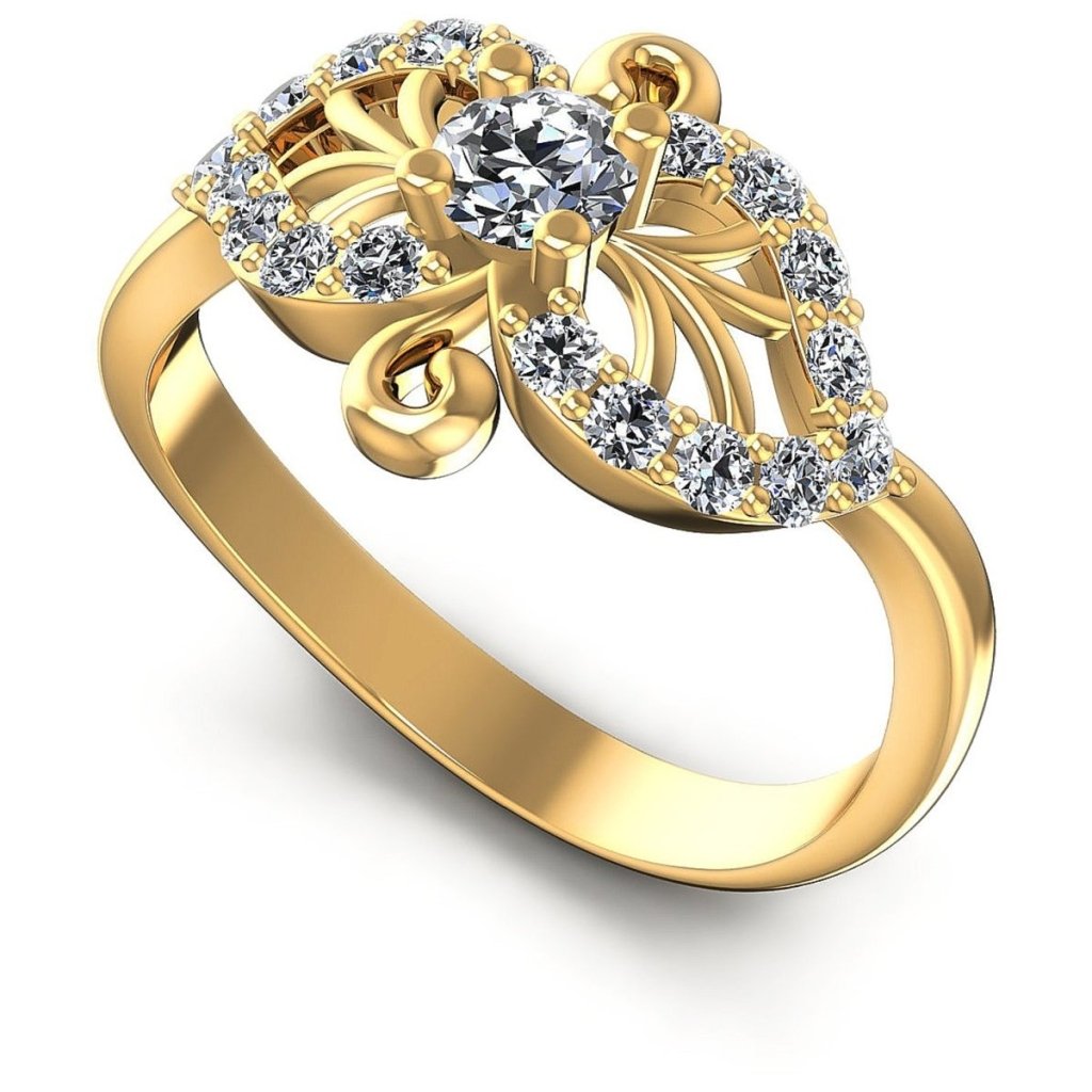 0.60 CT Round Cut Natural Diamonds - Fashion Rings - Primestyle.com