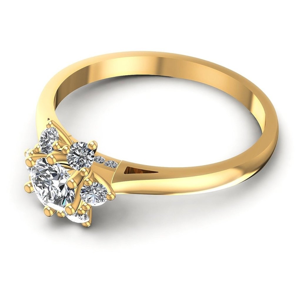 0.60 CT Round Cut Natural Diamonds - Fashion Rings - Primestyle.com