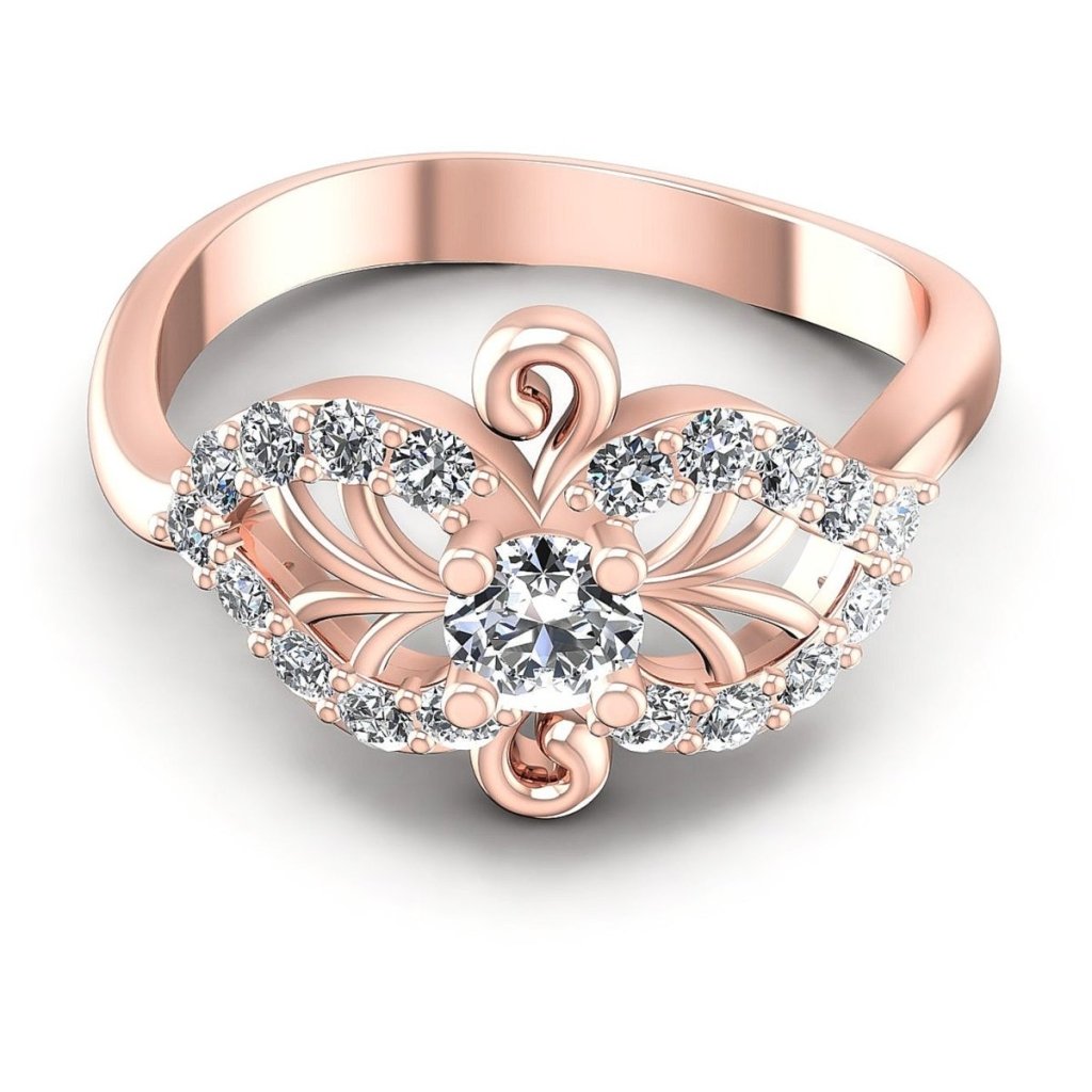 0.60 CT Round Cut Natural Diamonds - Fashion Rings - Primestyle.com