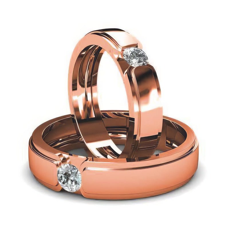 0.60 CT Round Cut Diamonds - Wedding Set - Primestyle.com
