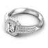 0.65-1.80 CT Round & Emerald Cut Diamonds - Halo Ring - Primestyle.com