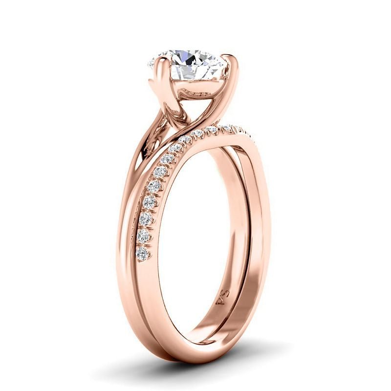 0.65 - 6.15 CT Round Cut Diamonds - Bridal Set - Primestyle.com