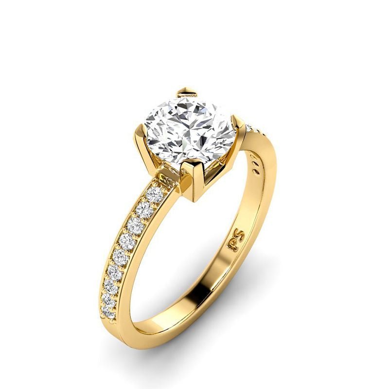 0.65 - 6.15 CT Round Cut Diamonds - Engagement Ring - Primestyle.com