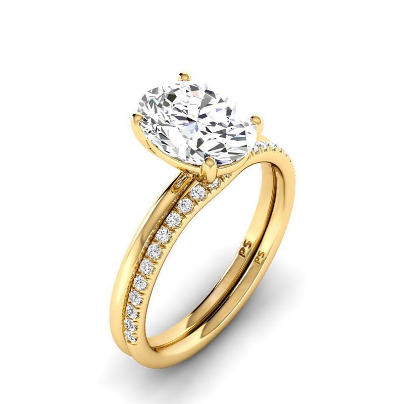 0.65-6.15 CT Oval & Round Cut Diamonds - Bridal Set