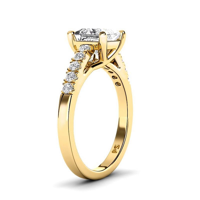 0.65-3.15 CT Round & Princess Cut Lab Grown Diamonds - Engagement Ring - Primestyle.com