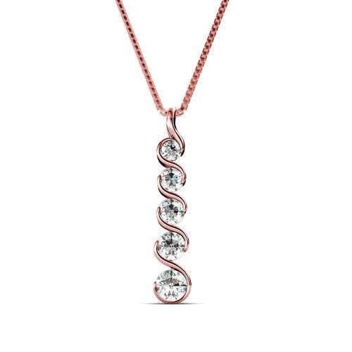 0.65 CT Round Cut Diamonds - Diamond Pendant - Primestyle.com