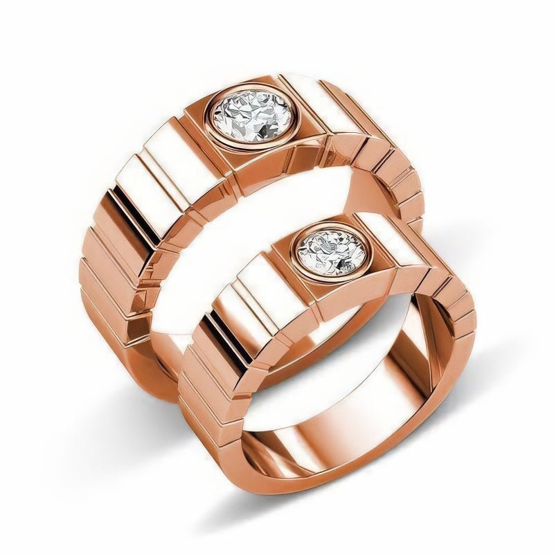 0.65 CT Round Cut Natural Diamonds - Wedding Sets - Primestyle.com