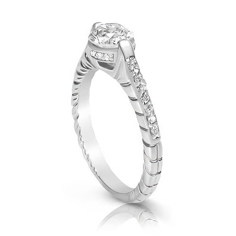 0.70-1.85 CT Round Cut Diamonds - Engagement Ring - Primestyle.com