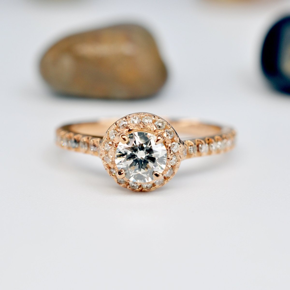 0.70-1.85 CT Round Cut Diamonds - Engagement Ring - Primestyle.com