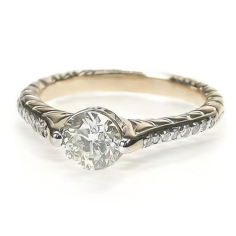 0.70-1.85 CT Round Cut Natural Diamonds - Engagement Ring