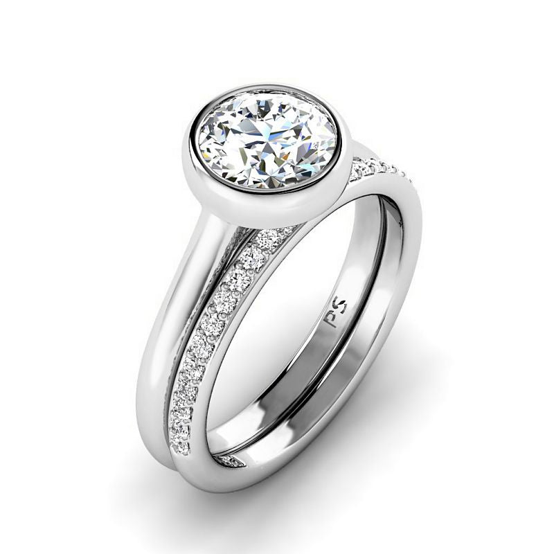 0.70 - 6.20 CT Round Cut Diamonds - Bridal Set - Primestyle.com