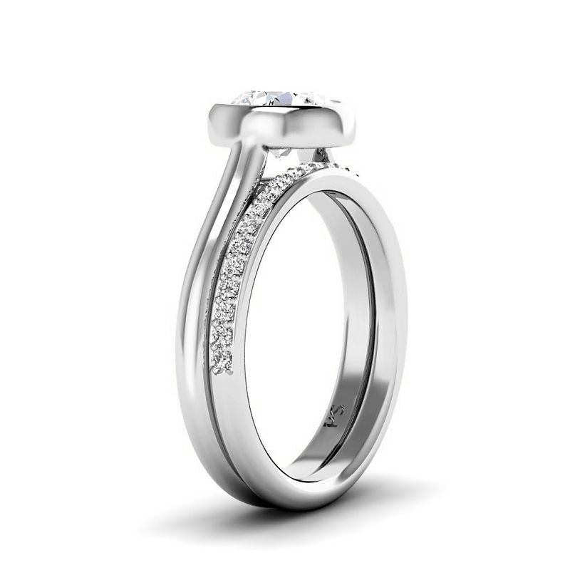 0.70 - 6.20 CT Round Cut Diamonds - Bridal Set - Primestyle.com