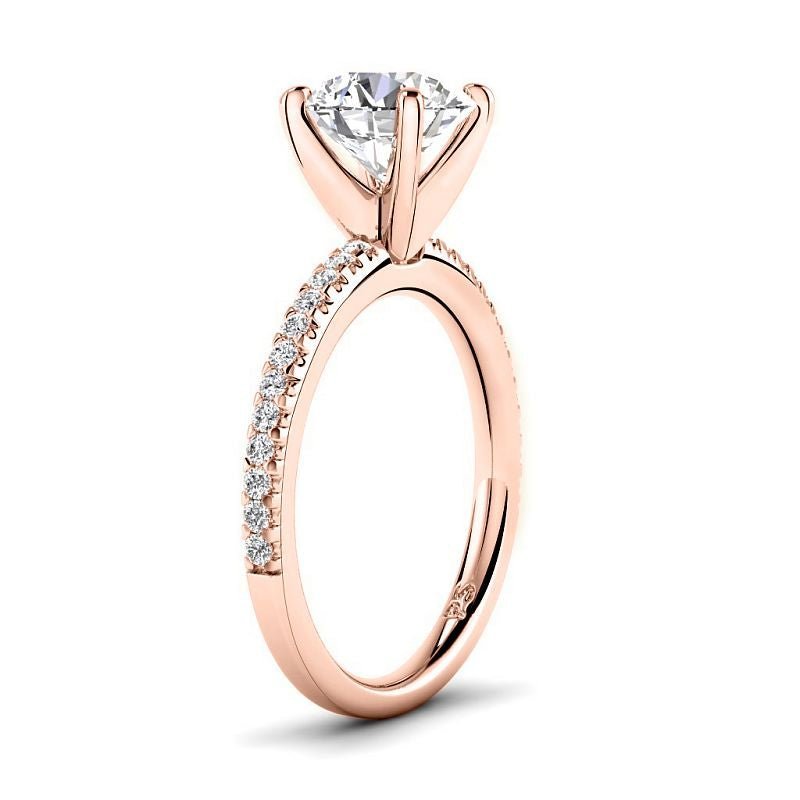 0.70 - 6.20 CT Round Cut Diamonds - Engagement Ring - Primestyle.com