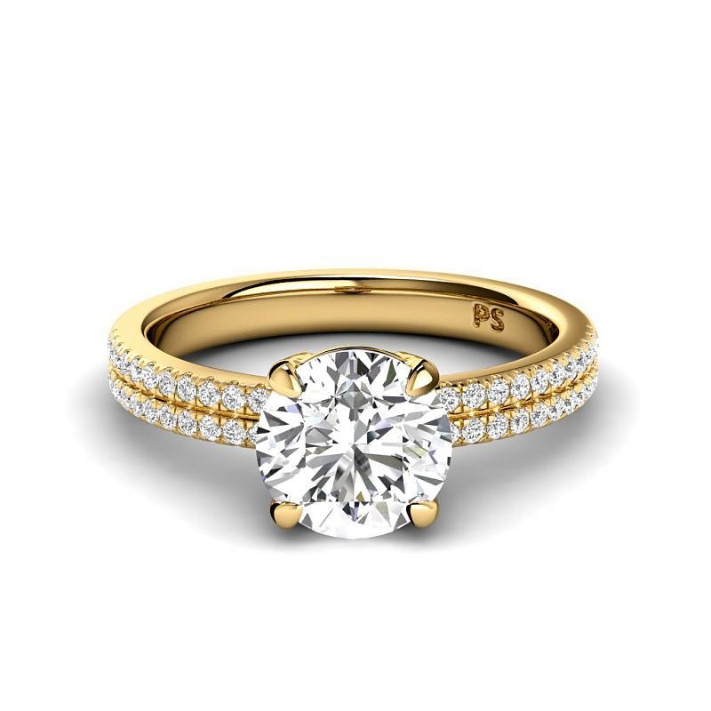 0.70 - 6.20 CT Round Cut Diamonds - Engagement Ring - Primestyle.com