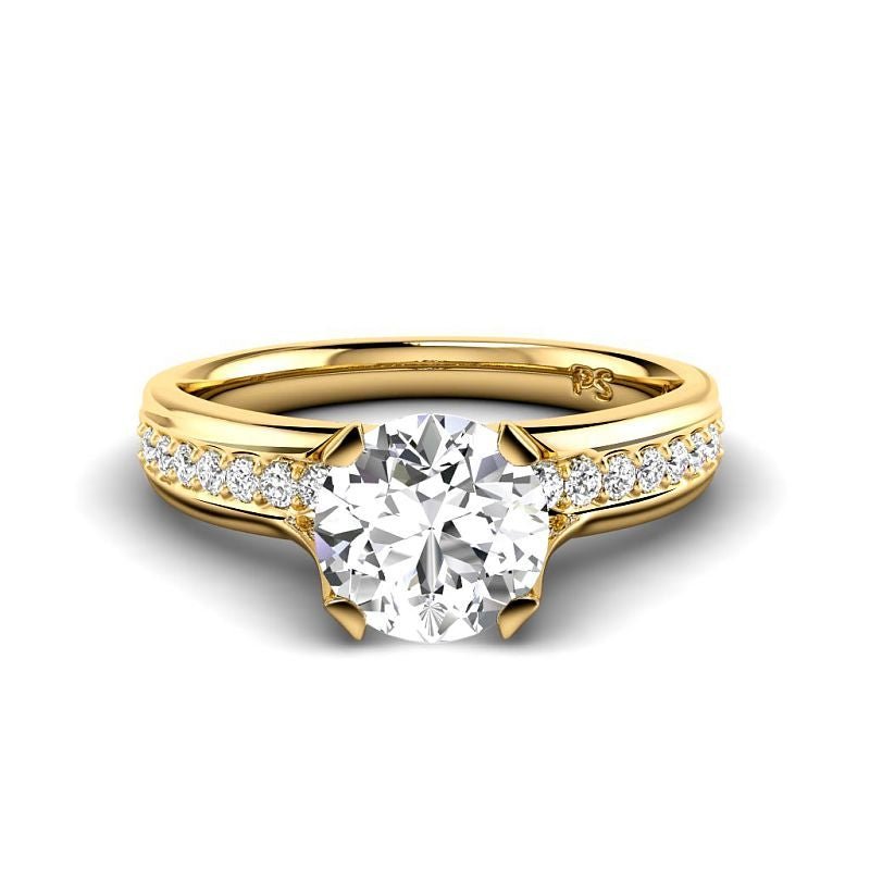 0.70 - 6.20 CT Round Cut Diamonds - Engagement Ring - Primestyle.com