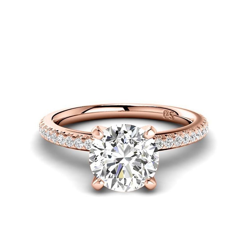 0.70 - 6.20 CT Round Cut Diamonds - Engagement Ring - Primestyle.com