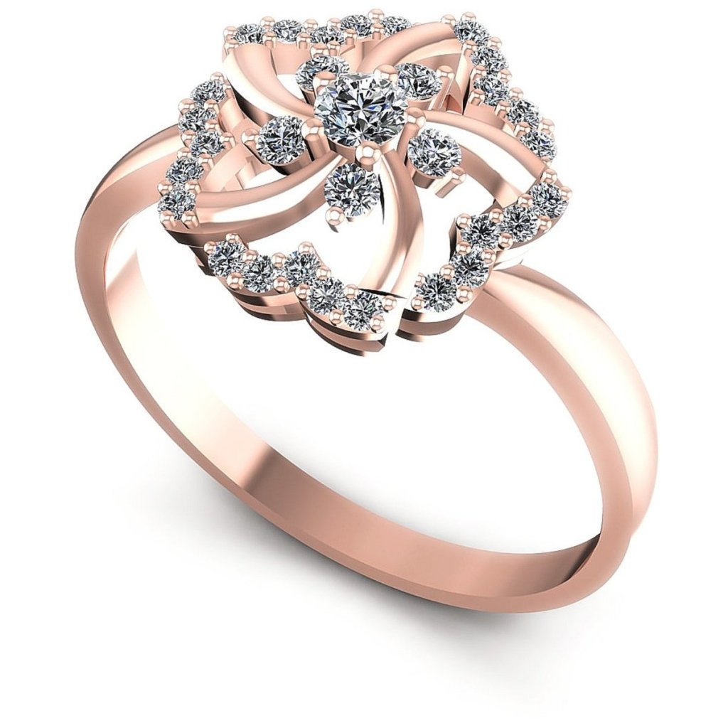 0.70 CT Round Cut Natural Diamonds - Fashion Rings - Primestyle.com