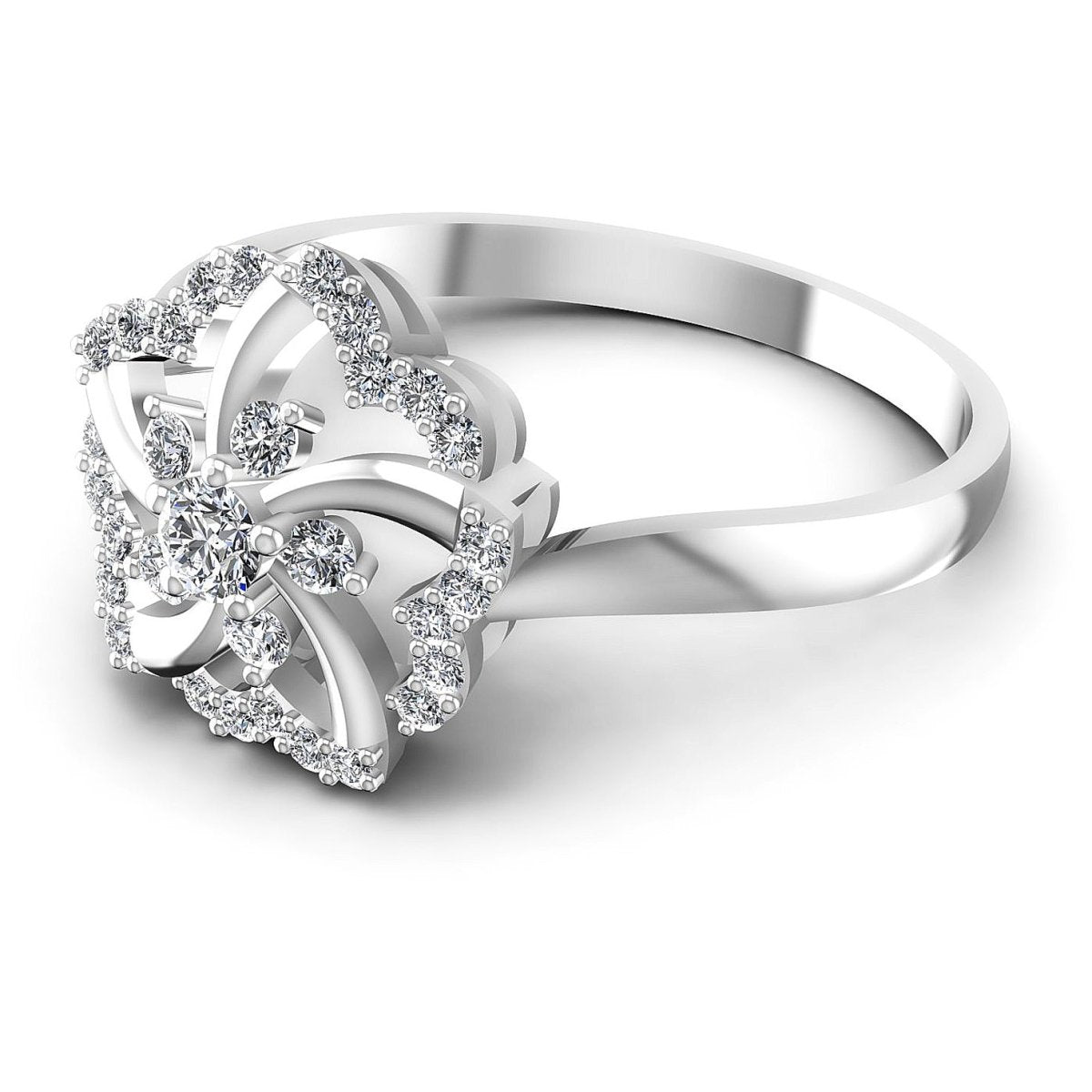 0.70 CT Round Cut Diamonds - Fashion Ring - Primestyle.com