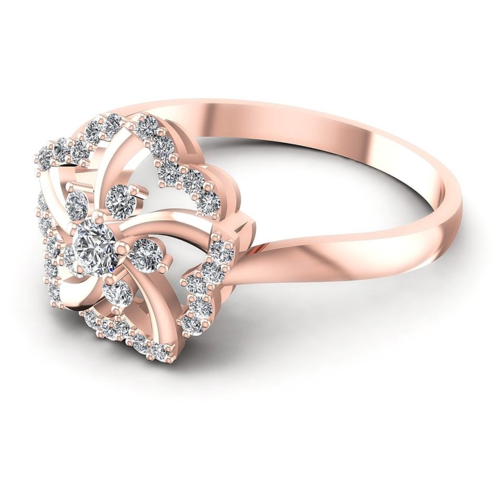 0.70 CT Round Cut Natural Diamonds - Fashion Rings - Primestyle.com