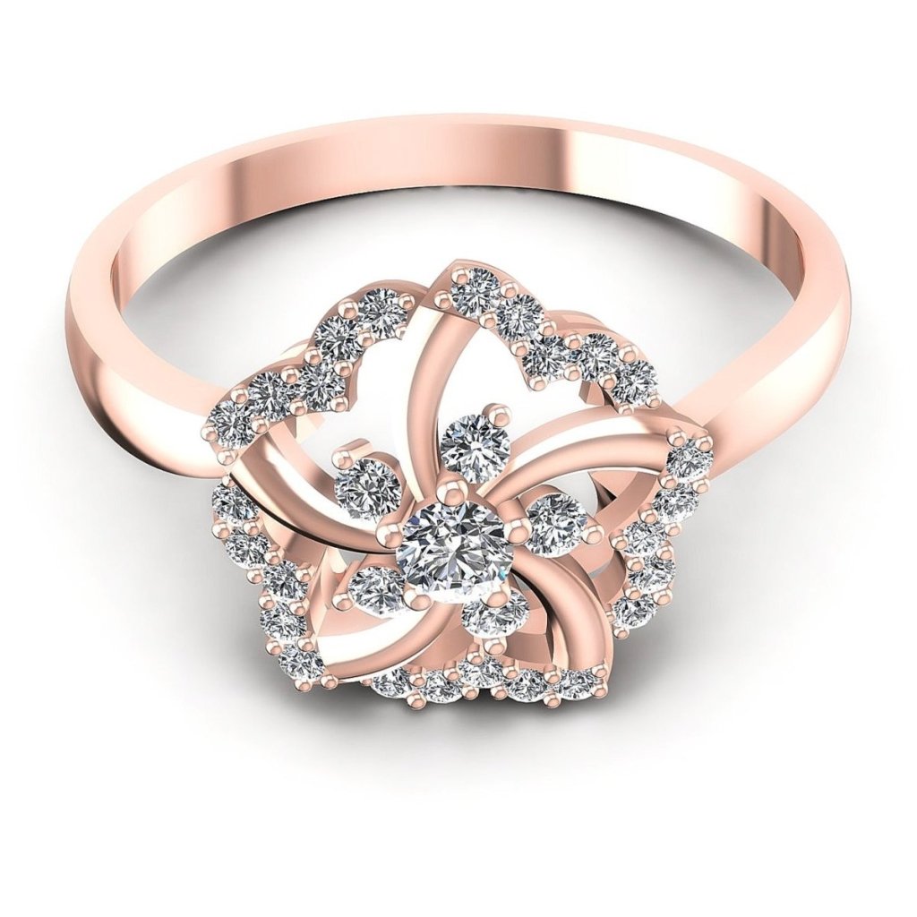 0.70 CT Round Cut Natural Diamonds - Fashion Rings - Primestyle.com