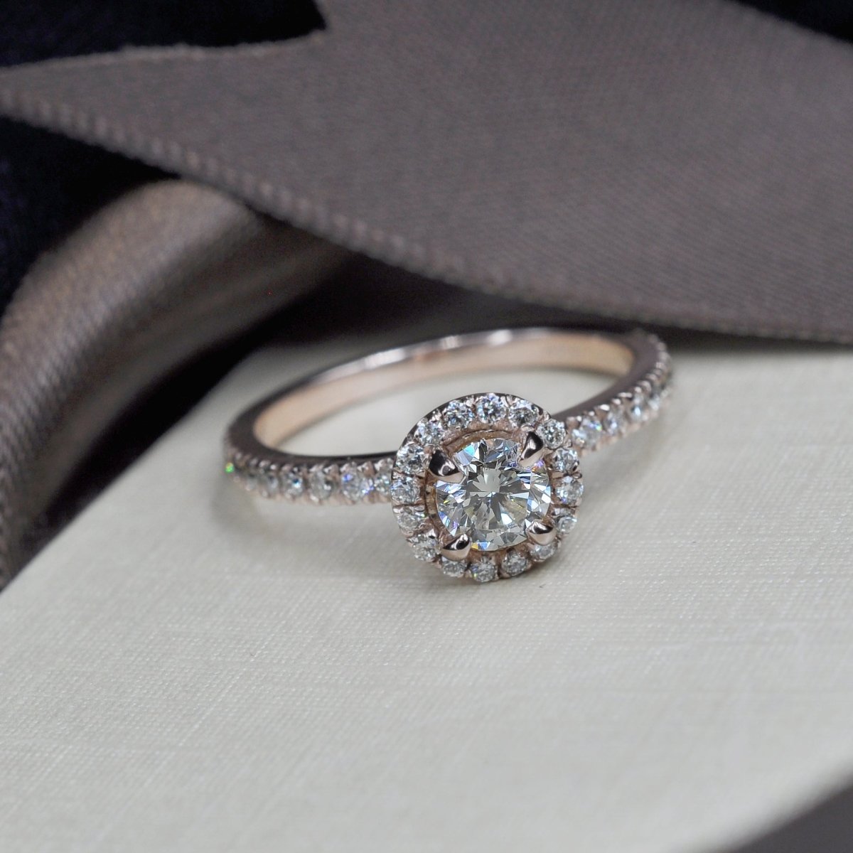 0.75-1.90 CT Round Cut Diamonds - Engagement Ring