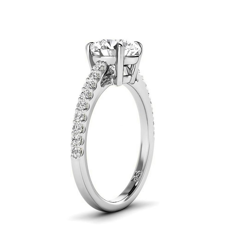 0.75 - 6.25 CT Round Cut Diamonds - Engagement Ring - Primestyle.com