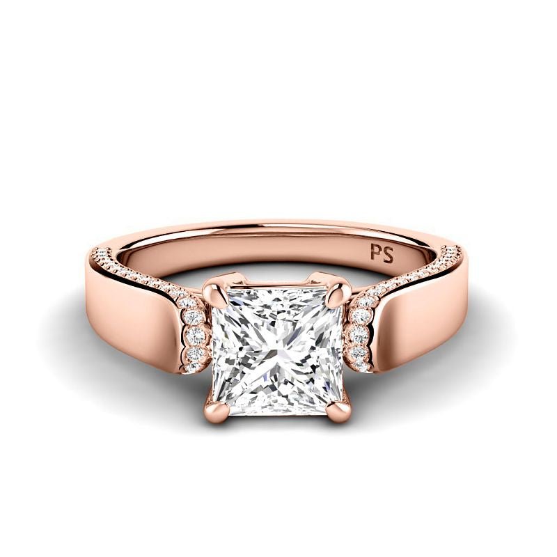 0.75-3.25 CT Round & Princess Cut Lab Grown Diamonds - Engagement Ring - Primestyle.com