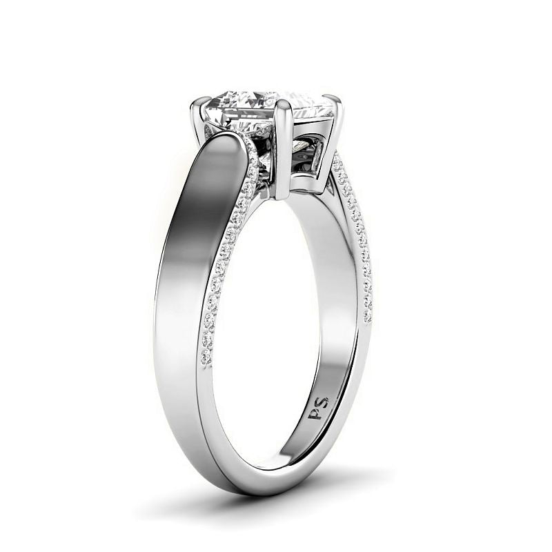 0.75-3.25 CT Round & Princess Cut Lab Grown Diamonds - Engagement Ring - Primestyle.com