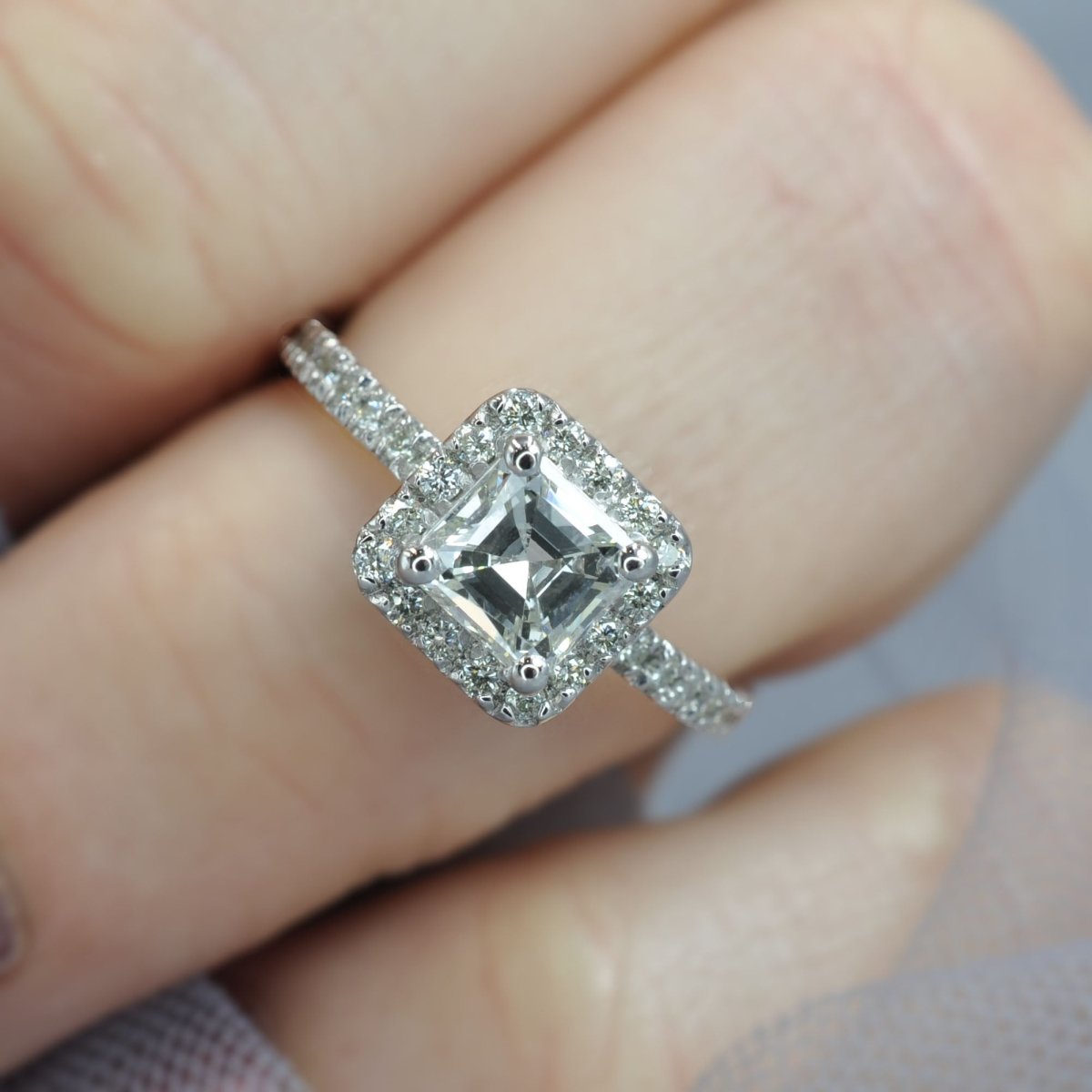 0.80-1.95 CT Round & Ascher Cut Diamonds - Engagement Ring - Primestyle.com