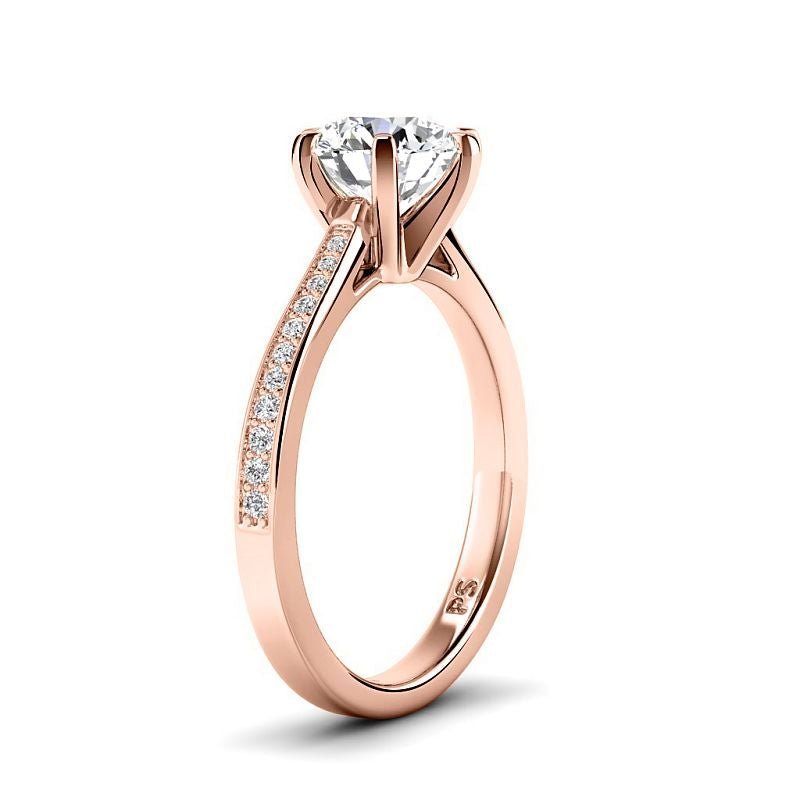 0.80 - 6.30 CT Round Cut Diamonds - Engagement Ring - Primestyle.com