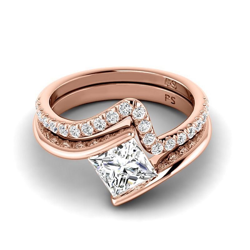 0.80 - 6.30 CT Round Cut Diamonds - Bridal Set - Primestyle.com