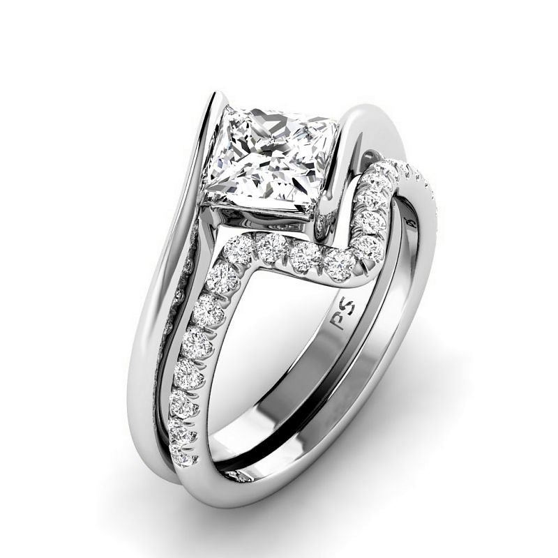 0.80-6.30 CT Round Cut Diamonds - Bridal Set