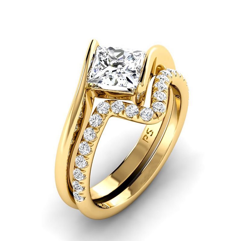 0.80 - 6.30 CT Round Cut Diamonds - Bridal Set - Primestyle.com