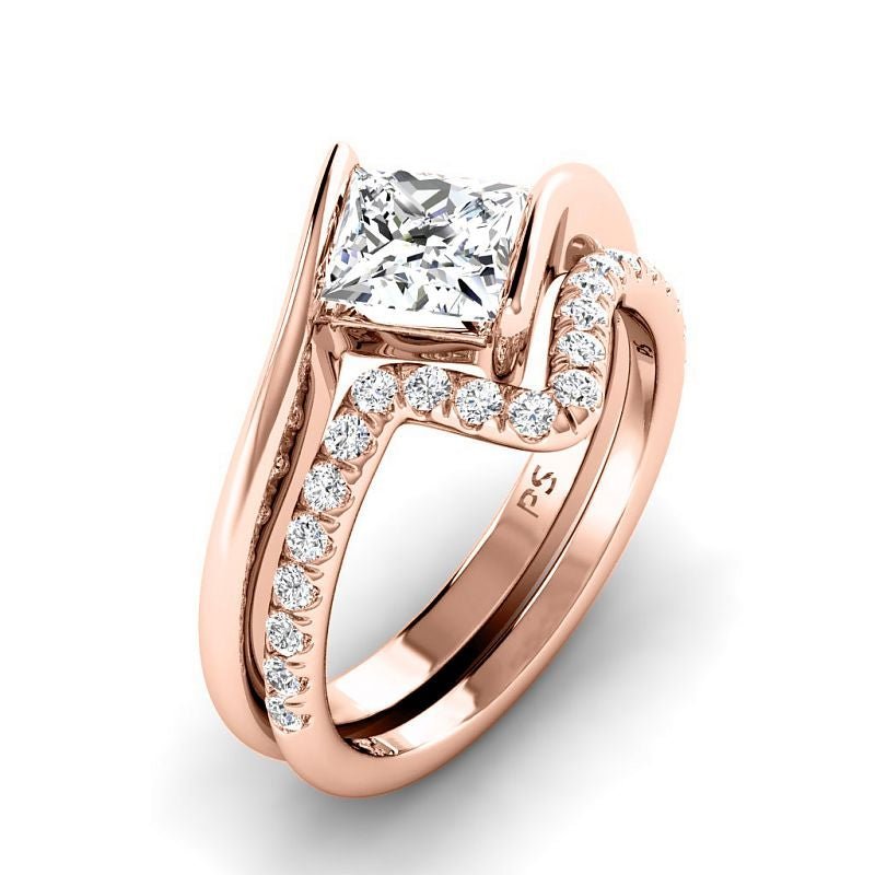 0.80 - 6.30 CT Round Cut Diamonds - Bridal Set - Primestyle.com