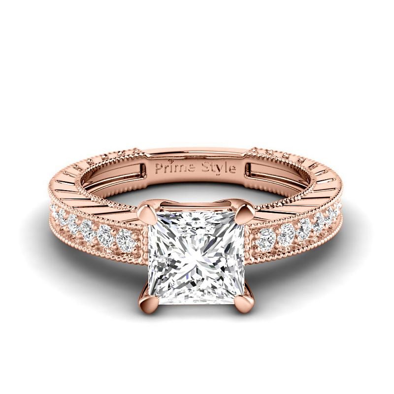 0.80-3.30 CT Round & Princess Cut Lab Grown Diamonds - Engagement Ring - Primestyle.com