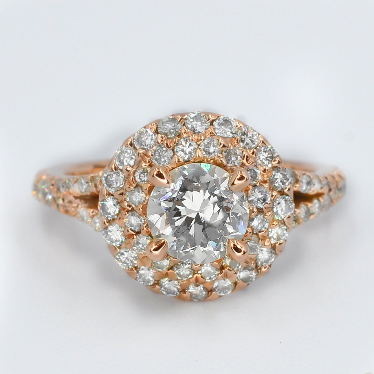 0.84-1.99 CT Round Cut Natural Diamonds - Engagement Ring