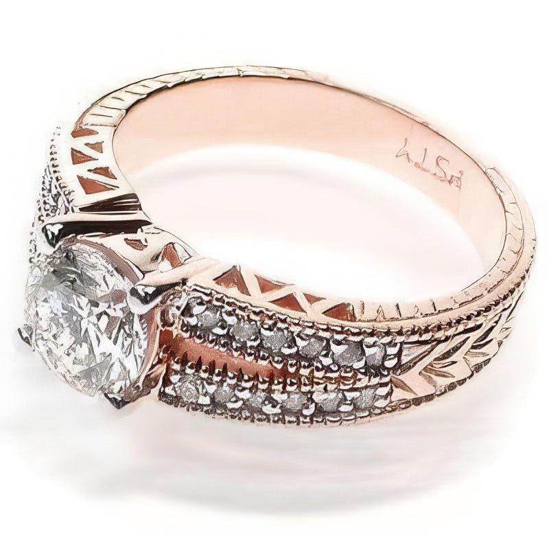 0.85 - 2.00 CT Round Cut Natural Diamonds - Engagement Ring - Primestyle.com