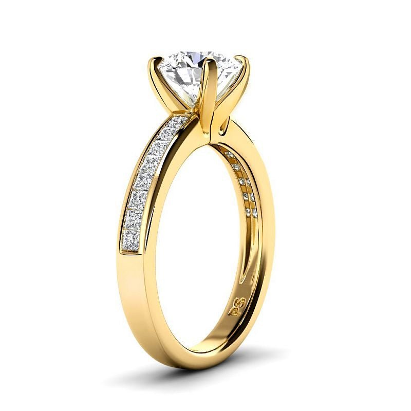 0.85 - 6.35 CT Round Cut Diamonds - Engagement Ring - Primestyle.com