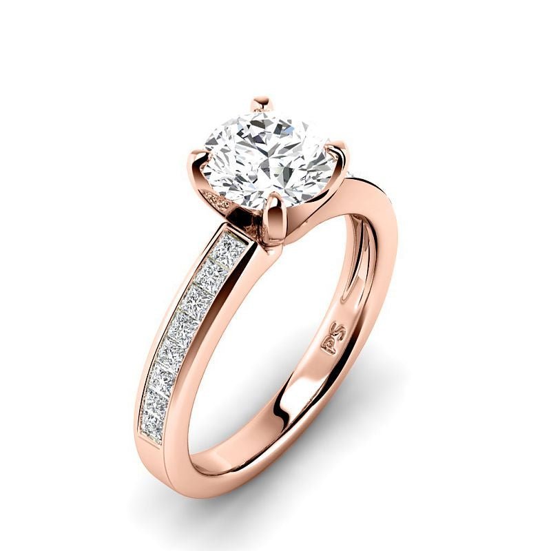 0.85 - 6.35 CT Round Cut Diamonds - Engagement Ring - Primestyle.com