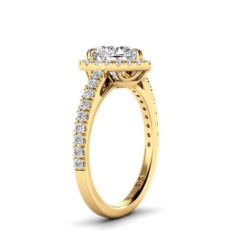 0.85-3.35 CT Round & Heart Cut Lab Grown Diamonds - Engagement Ring - Primestyle.com