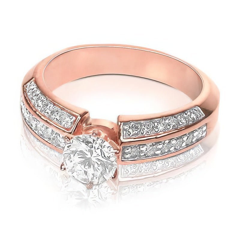 0.95 - 2.10 CT Round Cut Natural Diamonds - Engagement Ring - Primestyle.com