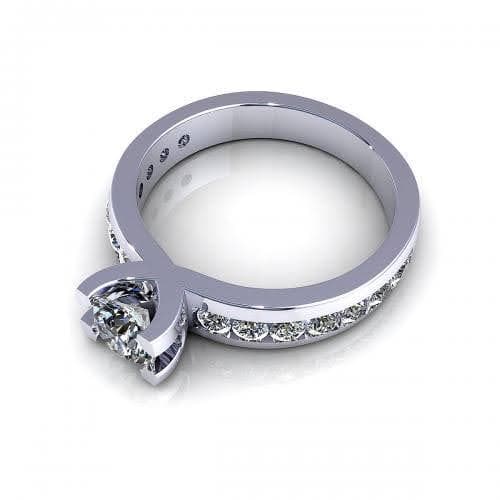 0.95-2.10 CT Round Cut Natural Diamonds - Engagement Ring