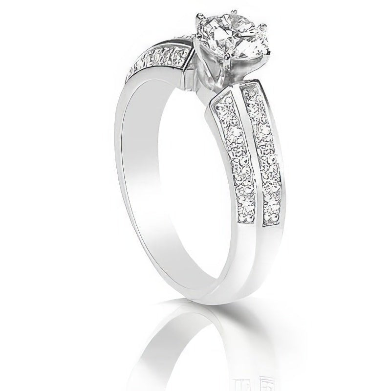 0.95-2.10 CT Round Cut Diamonds - Engagement Ring - Primestyle.com